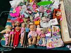 Barbie & Other Clothes & Accessories Large Lot Vintage 80s Some Dolls Too