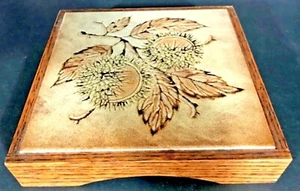OAK TRIVET ITALIAN TILE PCT.3 Made in Italy By Mark Tawhensee Goala Farm, IN EUC - Picture 1 of 7