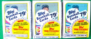 1989 Topps Baseball Cards Cello Pack Lot (3) Steve Avery Rookie On Front Braves - Picture 1 of 3