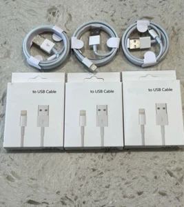 3PACK USB Data Fast Charger Cable Cord For Apple iPhone 5 6 7 8 X 11 12 13 MAX - Picture 1 of 16