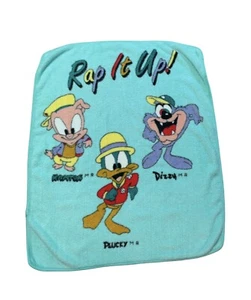 Vintage Tiny Toons Rap It Up Blanket (READ) - Picture 1 of 12