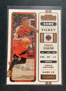 2022-23 Panini Contenders Bronze Game Ticket Pascal Siakam #22 Raptors