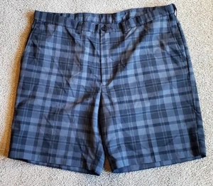 Mens Haggar Flat Front Shorts Size 44 Multi Color Gray - Picture 1 of 10