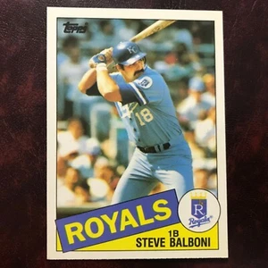 1985 Topps TIFFANY Set STEVE BALBONI #486 K.C. ROYALS ** MINT ** HIGH GRADE ** - Picture 1 of 2