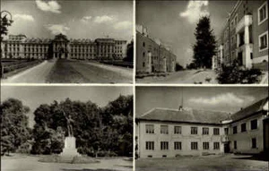 Gödöllőröl Gödöllő in UNGARN Postkarte Postcard unused ~1960/70 AK mit 4 Fotos - Picture 1 of 2