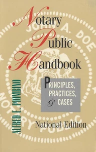 Notary Public Handbook Principles Practices National Private Investigator Aid - Picture 1 of 2