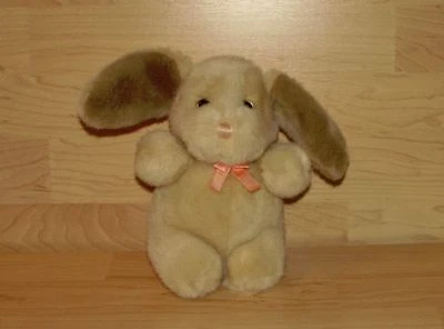 Dakin 1989 Peluche Conejo Conejo Marrón Arco De Colección Usado en Excelente Condición SPK Foto 1 de 3