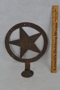 vintage/antique candle wall sconce tin star 8 in. hand made original - Picture 1 of 5