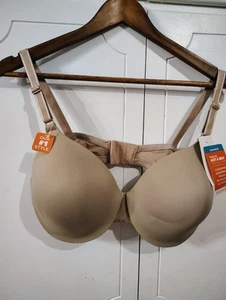 NWT Warners Signature Support Underwire Bra Tan Size 40C Padded - Picture 1 of 6