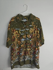 Reyn Spooner Hawaiian Shirt Men's XL Rayon made in Hawaii - Picture 1 of 7