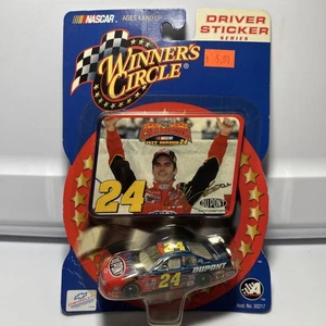 Jeff Gordon 2001 Winner's Circle 1:64 Diecast Car NASCAR Driver Sticker Series - Picture 1 of 4