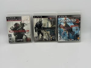 Lotto Crysis 2 + Crysis 3 Hunter Edition + Uncharted 2 PS3 testato completo - Foto 1 di 2
