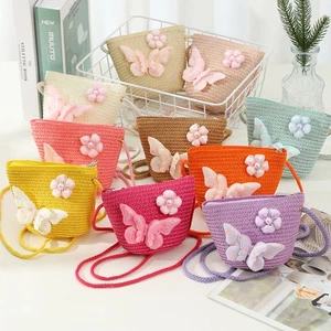 Shell Shape Crossbody Bag Butterfly Flower Shoulder Bag Children Girls - Picture 1 of 16