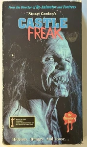 Castle Freak VHS (1995) Rare OOP Unrated Director's Cut! Tested Horror Gore - Picture 1 of 4