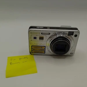 Sony Cyber-Shot Digital Camera DSC-W150 8.1MP 5x Zoom FOR PARTS ONLY Not Working - Picture 1 of 8