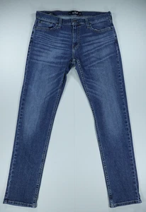 Hollister Jeans Mens 32x31 Blue Skinny Epic Flex Stretch Pants Medium Tag 32x32 - Picture 1 of 17