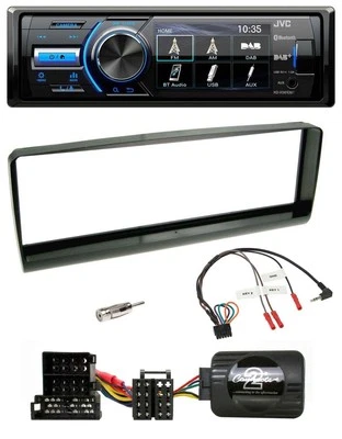 JVC Bluetooth Lenkrad USB DAB Autoradio für Alfa Romeo 156 00-01 schwarz - Bild 1 von 4