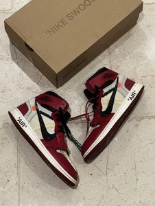 Jordan 1 Retro OG x Off-White High Chicago UK 8.5 / US 9.5 - Foto 1 di 9