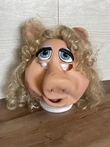 The Muppets Miss Piggy Latex Halloween Cosplay Requisite Jim Henson Kostüm Maske - Bild 1 von 14