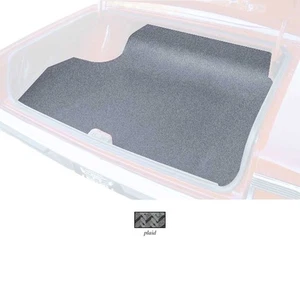 1967-69 Plymouth Barracuda Fastback; Molded Rubber Trunk Mat; Plaid Pattern - Bild 1 von 1