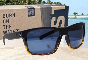 COSTA DEL MAR black-tortoise/gray SLACK TIDE polarized 580P sunglasses NEW! - Picture 1 of 11