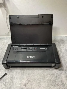 Epson WorkForce WF-110 Wireless Mobile Inkjet Printer - Black NO CORD - Picture 1 of 11