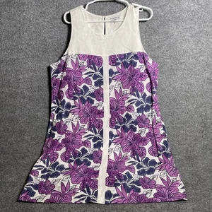 Tommy Bahama Blissful Blooms Shift Dress Women’s Size XL Floral Vivid Purple - Picture 1 of 15