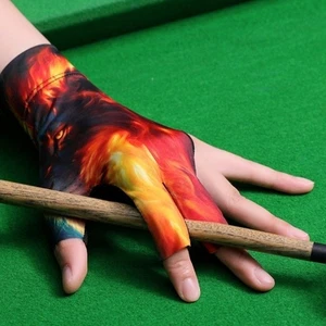 Elastic Three Fingers Glove Billiard Training Gloves  Fitness Accessories - Picture 1 of 15
