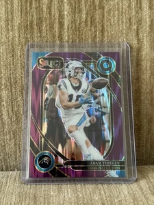 2024 Panini Select Football #202 Adam Thielen Purple Shock /360 Color Match Club - Bild 1 von 2