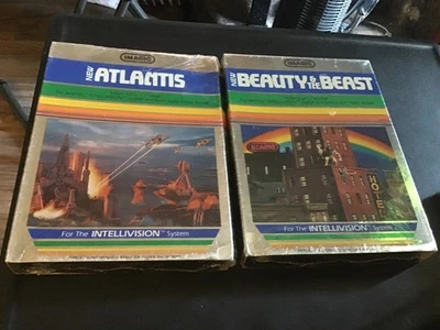 2 juegos imaginarios La Bella y la Bestia y la Atlántida. Intellivision. Nuevo en cajas Foto 1 de 4