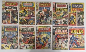 LOTE COMPLETO DE CÓMICS INCREÍBLES AVENTURAS #1-10 MARVEL Viuda Negra Inhumanos Promedio En muy buen estado+ - Imagen 1 de 4