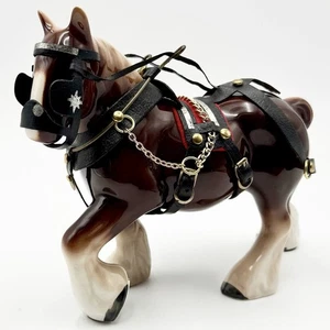 Vintage Clydesdale Porzellan Staffordshire Reproduktion England 8” x 6,5” LESEN - Bild 1 von 9