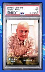 2014 Cryptozoic Breaking Bad #1 Walter White PSA 9 Rookie - Picture 1 of 3