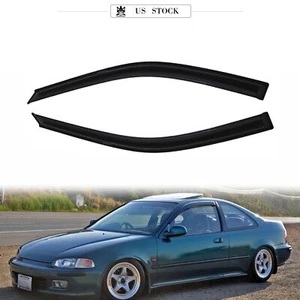 For 1992-1995 Honda Civic EG Coupe/Hatchback Rain Guards Vent Window Visors - Bild 1 von 12