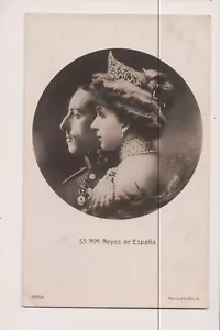 Vintage Postcard King Alphonse XIII & Queen Ena Of Spain - Picture 1 of 2