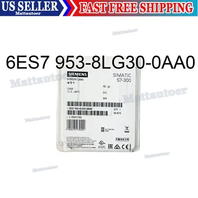 New Siemens 6ES7953-8LG30-0AA0  SIMATIC S7 Micro Memory Card 6ES7 953-8LG30-0AA0 - Image 1 of 4
