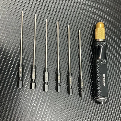 Integy 6 Pcs RC Car Truck Multi Hex Tool Set 0.05 1.5 1/16 5/64 3/32 2.5mm Hex - Image 1 of 3