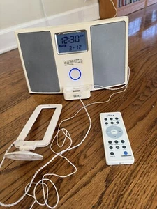 TEAC SR-LXI HI-FI TABLE AM/FM RADIO APPLE IPOD DOCK/CLOCK DOCKING STATION - Picture 1 of 3