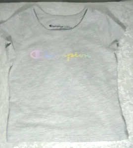 Champion Sport-T-Shirt Mädchen Größe grau Kurzarm Activewear  - Bild 1 von 4