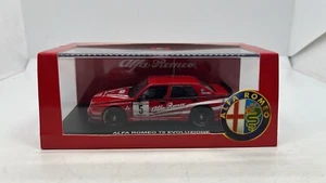 M4 ALFA ROMEO 75 TURBO EVOLUZIONE N^5 RALLY DI MONZA 1988 ALBORETO SCALA 1:43 - Foto 1 di 6