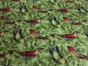 BIRD fabric PRELUDE TO EDEN BIRD ON VINES FABRIC CP53024 BTY new - Picture 1 of 1