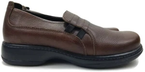 Dansko Womens Brown Leather Nurses Clog Mule Slip on Shoe Loafer Sz 40 US 9.5 - Picture 1 of 12