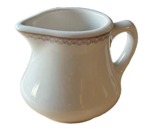 Vintage Homer Laughlin China Small Creamer Restaurant Ware Gold Trim - Picture 1 of 5
