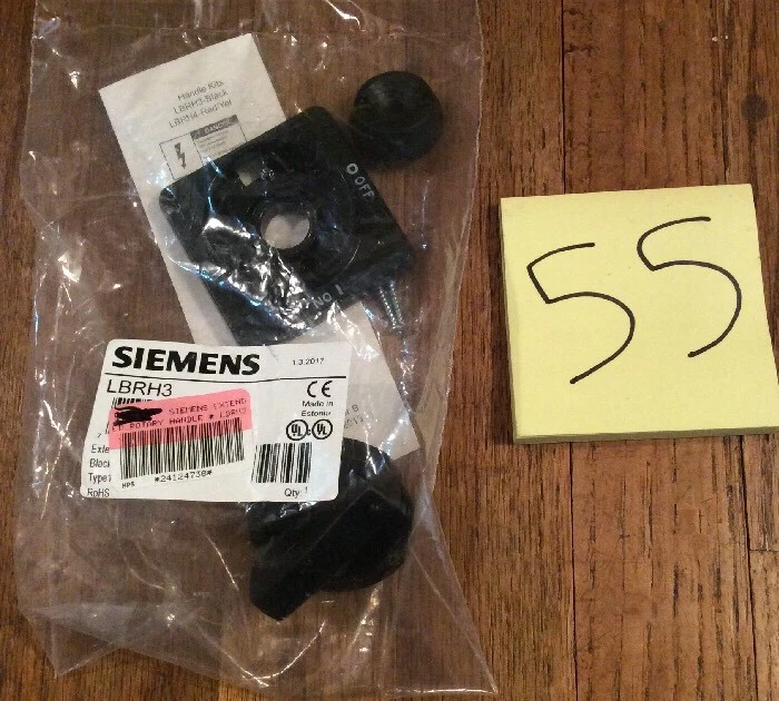 Siemens LBRH3 encendido/apagado O/I mango con candado giratorio extendido con bloqueo de cubierta Foto 1 de 1
