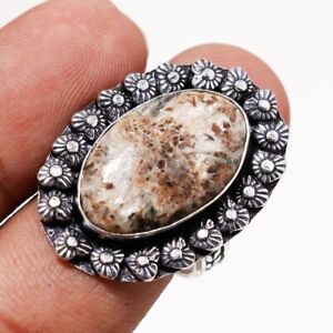 Bronzite Jasper Gemstone Handmade Fashion Antique Gift Ring Jewelry 9" SR 7230