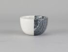 Handmade Marble Decorative and Serving Centerpiece Bowl (White &amp; Grey) Pack f 1