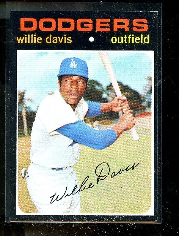 1971 TOPPS #585 WILLIE DAVIS DODGERS NRMINT E017024 - Image 1 of 1