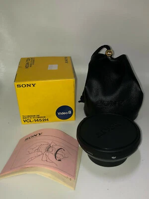 Sony Tele conversion lens  X 1.4 X VCL-1452H filter diameter 52mm Made in Japan - Image 1 of 3