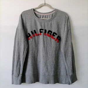Tommy Hilfiger Womens Gray Crew Neck Drop Shoulder Sleepwear T-Shirt Size M - Picture 1 of 6