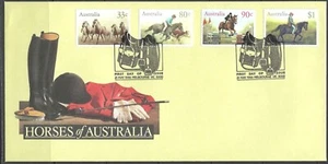 Australia - 1986 First Day Cover - Horses - Picture 1 of 1
